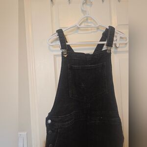 Old Navy Charcoal Denim Overalls